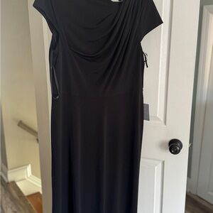 Maggy London Black Midi Dress